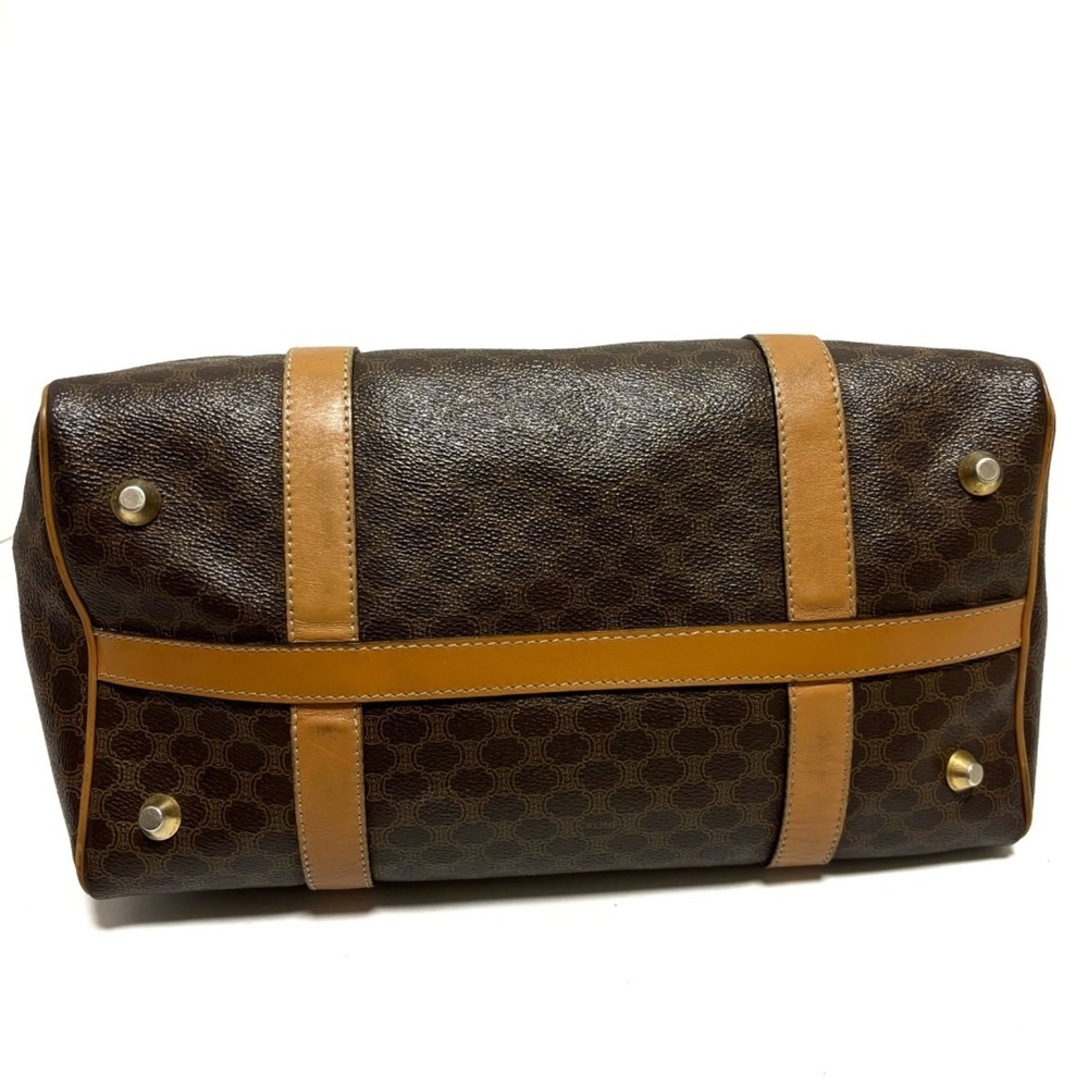 Celine Macadam Pattern Handbag Brown - image 4